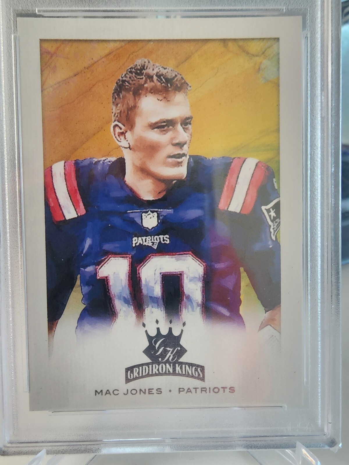 2021 Panini Chronicles Mac Jones Gridiron Kings RC PSA 9 Mint Patriots