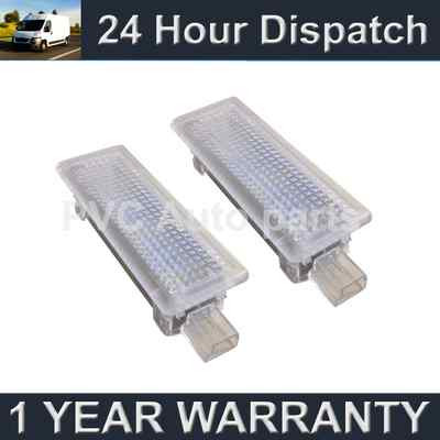 2X FÜR BMW MINI R50 R52 R55 R56 R57 18 WEISS LED FUSSRAUMSTIEFEL HÖFLICHKEITSLAMPEN
