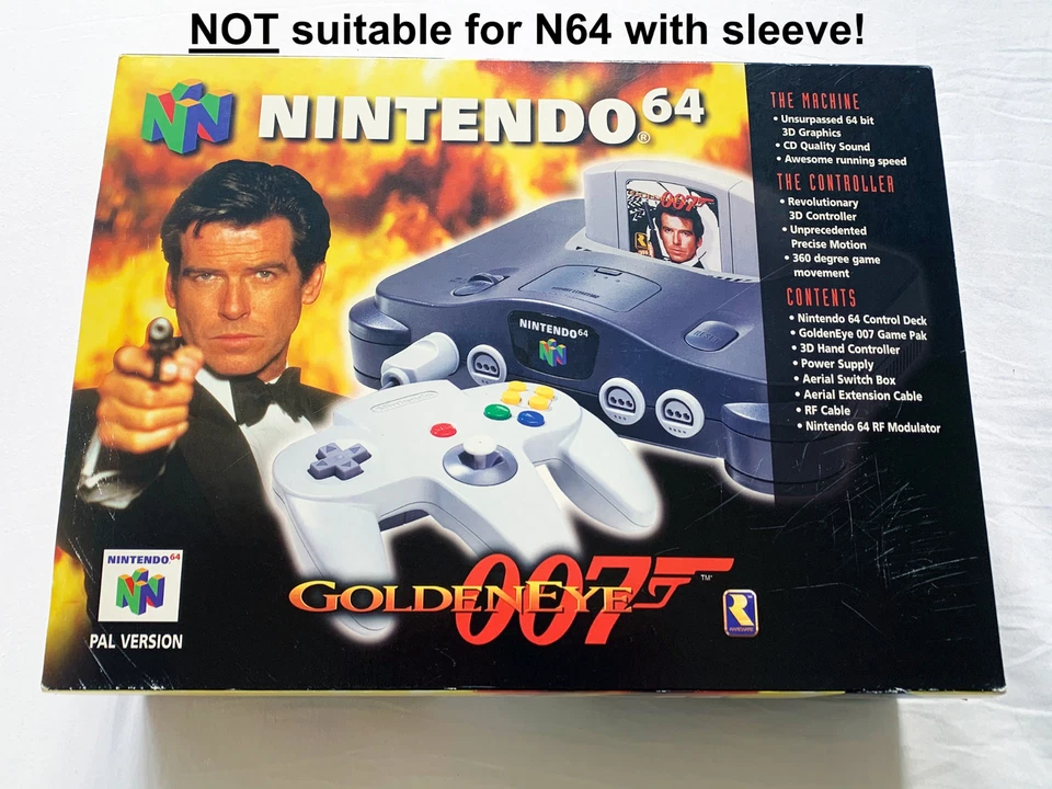 PREMIUM P.E.T. Plastic Box Protector for Nintendo 64 N64 Console Box - Snug Fit! - Image 3 of 4