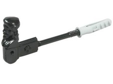 Ferma persiane ad ometto - tipo semplice - in acciaio verniciato nero.