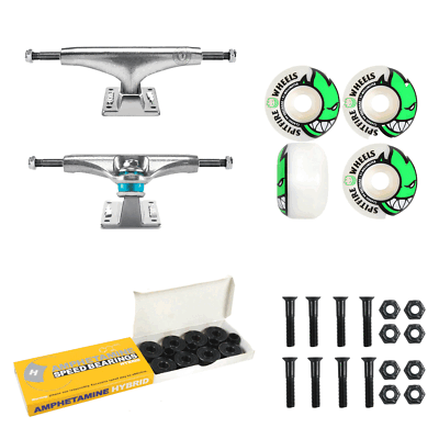 あ*う様 サンダートラック147hollow スピットファイアウィール 2セット Thunder Skateboard Trucks Hollow 147 Spitfire 53mm Wheels
