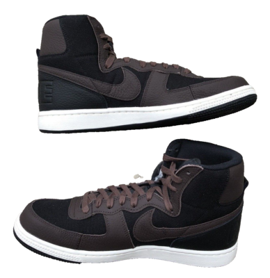 Nike Terminator High SE Velvet Brown Black Court Shoes FD0651-001