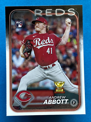 Andrew Abbott 2024 Topps #214 Cincinnati Reds RC