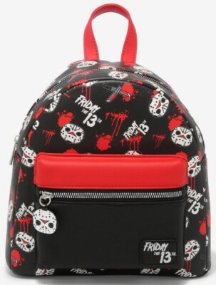 Friday The 13th Mini Backpack Jason Voorhees Chibi Horror Bag By Bioworld