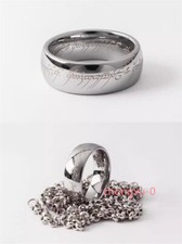 Lord of the Rings The One Ring Tungsten Jewelry Collection Silver Ring Gift