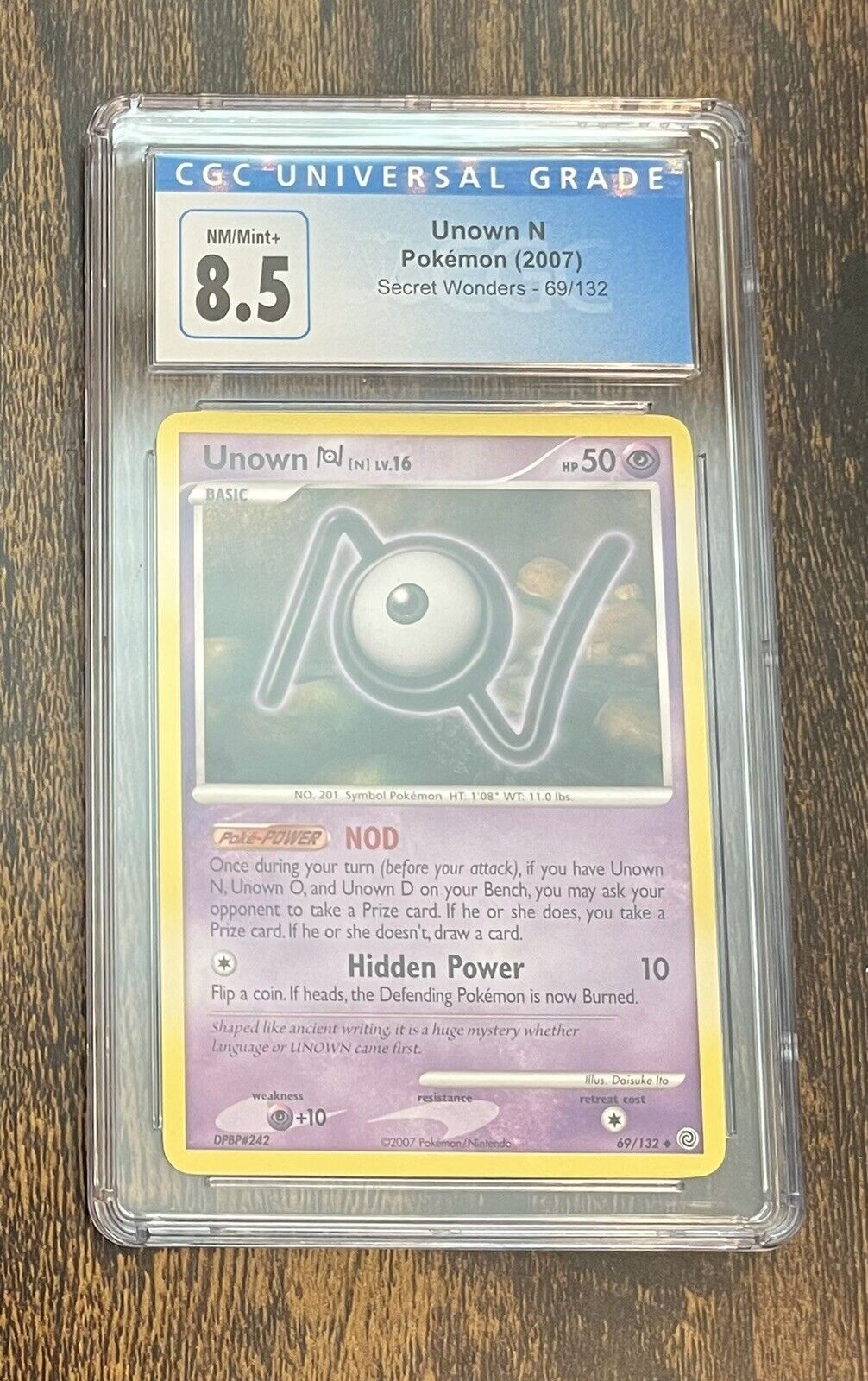 Unown O (Secret Wonders 70/132) – TCG Collector