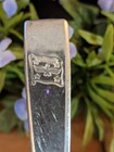 Lot 2 Silverplate EARLY 1918 PRESIDENTIAL FLAG Butter Knife & WM HARRISON Spoon — photo 6