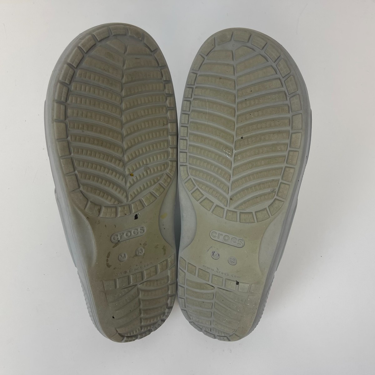 New Crocs Iconic Comfort Slip-on Slippers Gray. Size 13. Classy Crocs Classic Slipper - Berger Camping main image 3