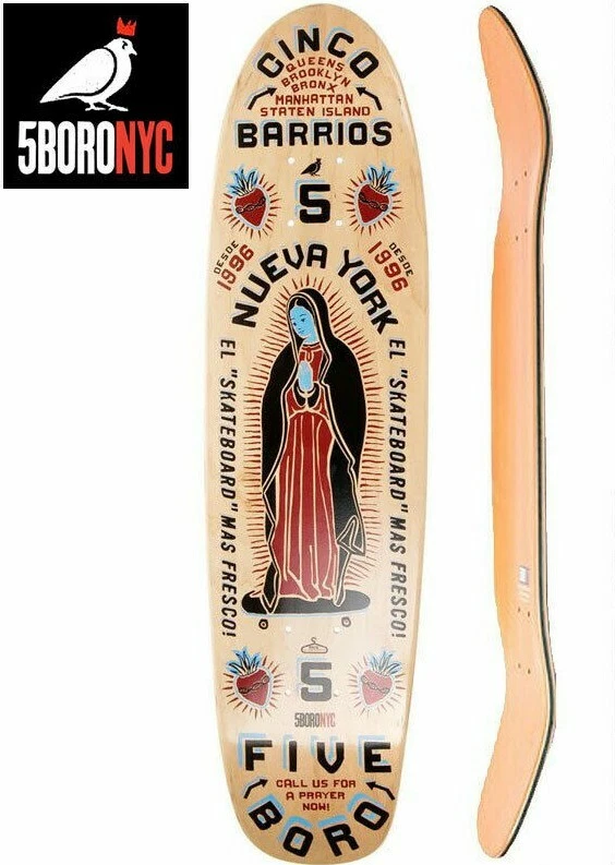 5BORONYC skateboard deck CINCO BARRIOS CRUISER SMALL new imported from Japan