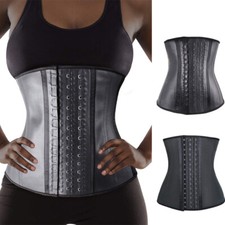 Colombianas Fajas REDUCTORAS Body Shaper Waist Trainer Shapewear LATEX Corset US