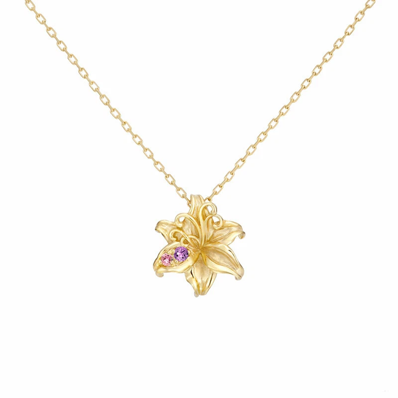 K.UNO Disney Store Limited Rapunzel Necklace Magic Flower Limited JAPAN