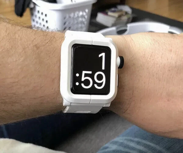LUNATIK EPIK Funda Blanca Banda Silicona para Apple Watch Series 1 42mm Foto 3 de 4