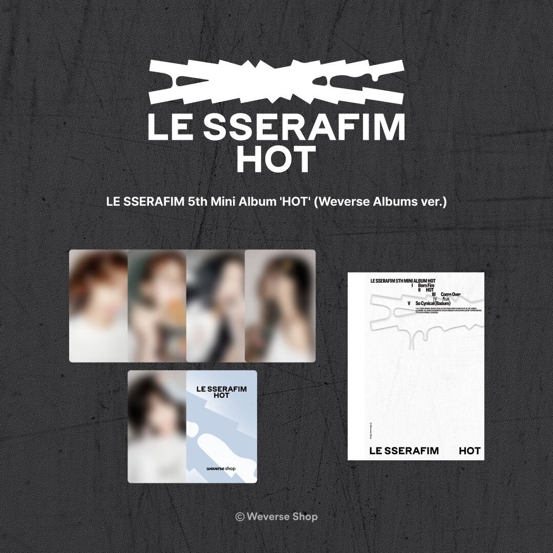 LE SSERAFIM POB PRE-ORDER WEVERSE HOT SOUNDWAVE YES24 CHAEWON