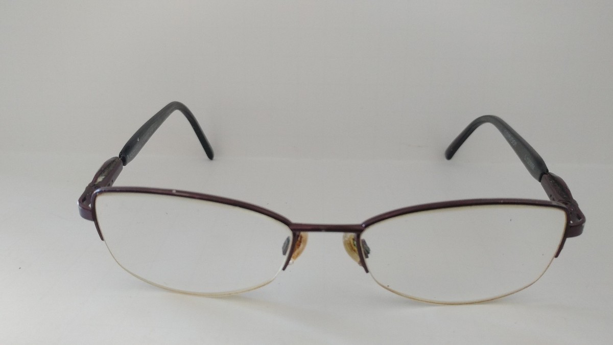 Authentic Clearvision 52*17*130mm Millie Brown Half Rimmed 