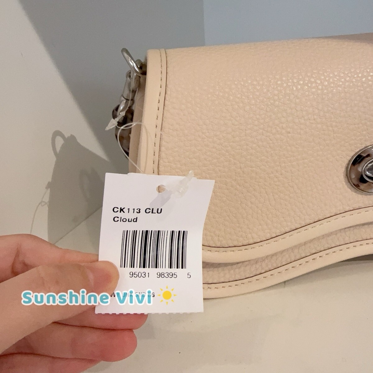 NWT Coach Wavy Dinky Bag Shoulder Crossbody Coachtopia Leather