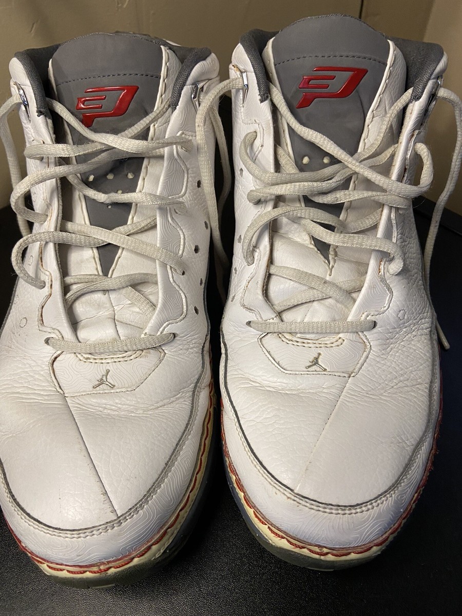 Chris Paul CP3 Jordan Brand White/Gray Basketball Shoes Size 13