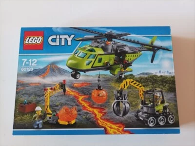 SET LEGO 60123 HELICOPTERO DE SUMINISTROS EN EL VOLCAN. NUEVO EN CAJA ORIGINAL - Imagen 1 de 2