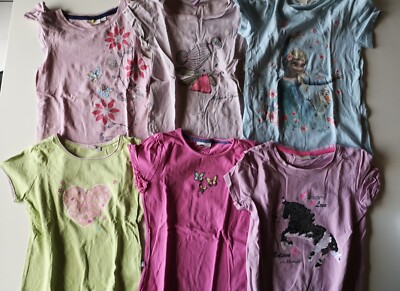  15 T-Shirts Shirts Größe 122 für Mädchen 