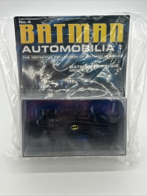 Eaglemoss DC Batman Automobilia #4? Batman Forever Movie BATMOBILE & COMIC
