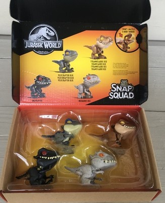 Mattel Jurassic World Dinosaur Snap Squad Figures - Multicolor