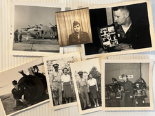 US Military Air Force Personnel Photos 1940s 1950s Set of 7