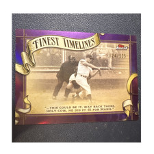 2022 Topps Finest Timelines Purple Refractor Roger Maris #FT-4 /125 Yankees