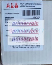 NEW ABB Disconnect Switch OT400E04K