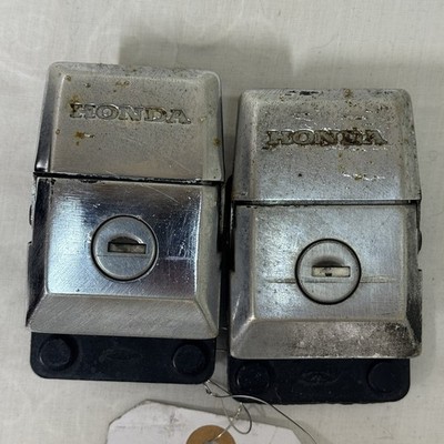 1980-1981 Two HONDA GL1100i SADDLE BAG LUGGAGE LOCK LATCHES NO KEY