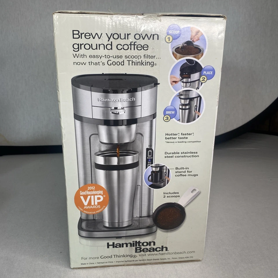 Hamilton Beach The Scoop Single Serve Coffee Maker - Stainless Steel (49981) - Image 2 of 4