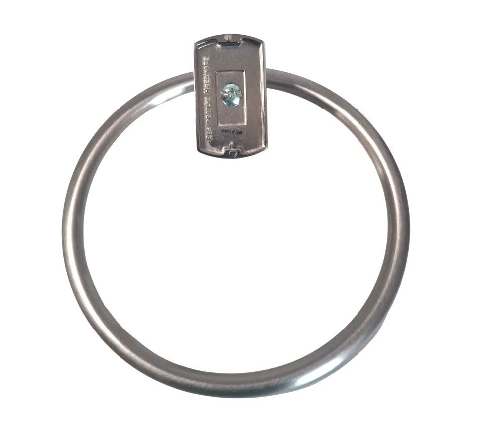 Anillo Toallero Restauración Hardware | Acabado: Acero Inoxidable Satinado Cromo Foto 2 de 3