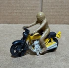 Vintage  Matchbox Lesney Hondarora  Motorcycle  Yellow with Rider