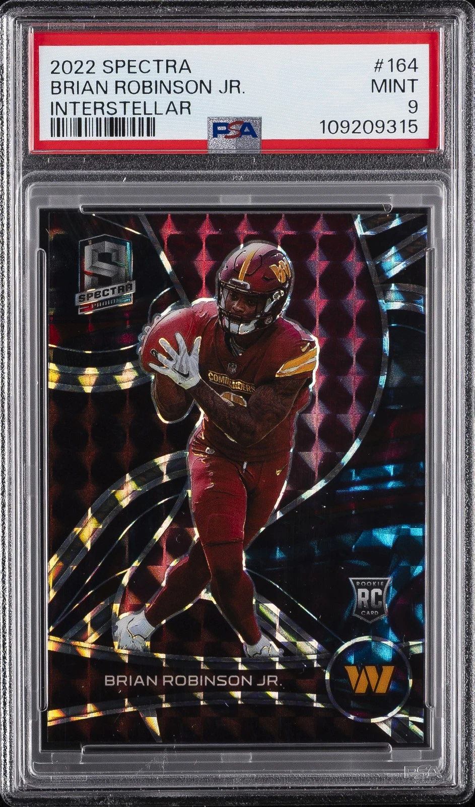 Brian Robinson Jr. Panini Spectra #164 Interstellar
