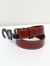 Bailey Boys J. Bailey Buddy Leather Belt Red Brown Sz Small 2- 3 Preppy Southern