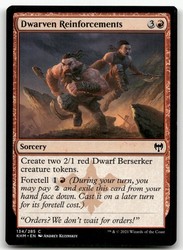 Dwarven Reinforcements #134 Kaldheim Common MTG