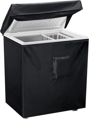 Black Chest Freezer Cover, Luxiv Waterproof Freezer Covers Compact for 3.5 Cubic