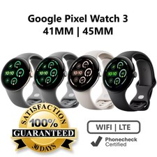 Google Pixel Watch 3 - 41mm  45mm - WIFI  LTE - Unlocked Smartwatch - Poor
