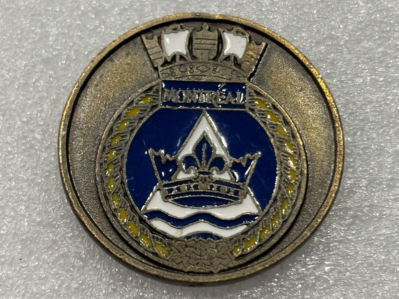 Royal Canadian Navy HMCS Montreal FFH 336 Vintage Military Challenge Coin