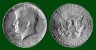 1964 P Kennedy Half Dollar 90% Silver Fine Circulated Condition