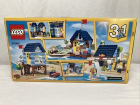 LEGO 3 in 1 Creator 31063 Beachside Vacation- NEW