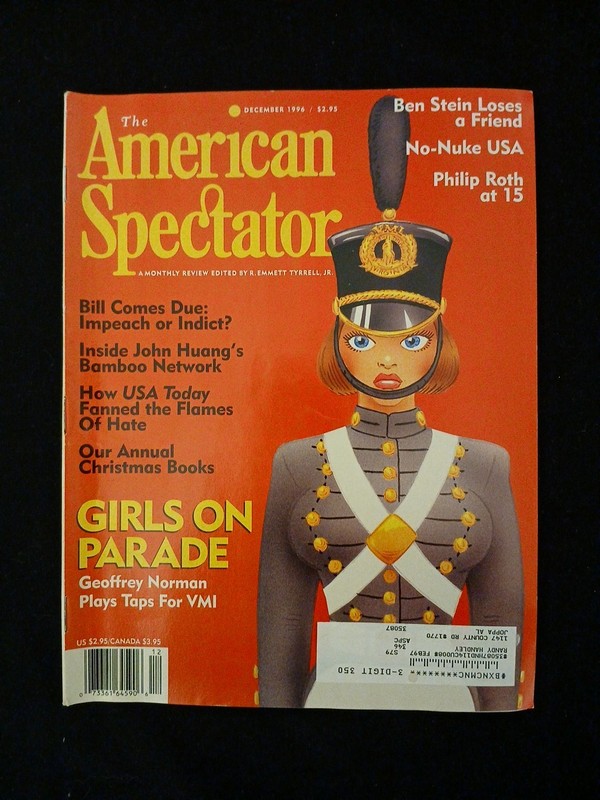VINTAGE AMERICAN SPECTATOR MONTHLY REVIEW DECEMBER 1996 GIRLS ON PARADE