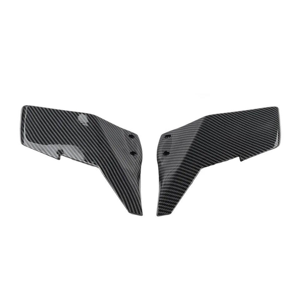 Upper Winglet Fairing Air Deflectors Carbon Fiber For Kawasaki Ninja H2 R 15-23 Foto 3 de 4