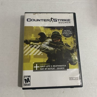 Counter Strike Source PC CD-ROM Game 2005 4 Disc Set Complete All Discs