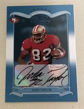 John Taylor Auto 2003 Donruss Classics /250 Signatures Legend 49ers  /250