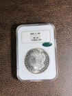 1885-S Morgan Silver Dollar $1 NGC MS64 CAC, RARE, Free Shipping