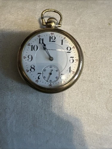 Antique  Waltham Vanguard 21 Jewels 5Pos. 16s Pocket Watch,Runs Great