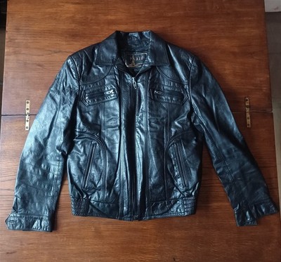 Lederjacke schwarz Unisex