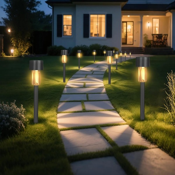 Solarleuchten FüR Garten 12 StüCk Solarlampen AußEn Warmweiß Beleuchtung-image