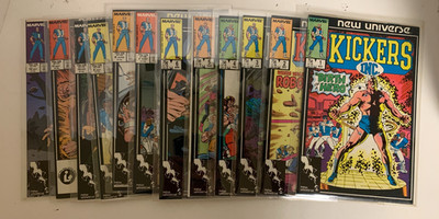 Kickers Inc. - 1986 - Complete Run #1-12  - Marvel Comics - 12 Books