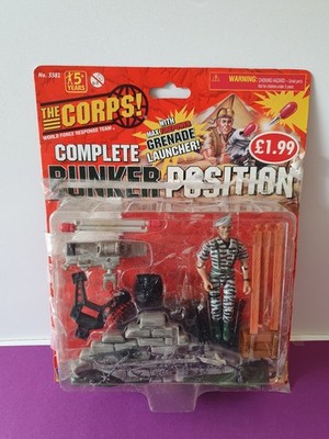THE CORPS! BUNKER POSITION Play Set Lanard Toys
