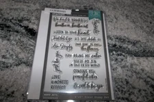 Hero Art "Zen Messages" Poly Stamp set of 15 New